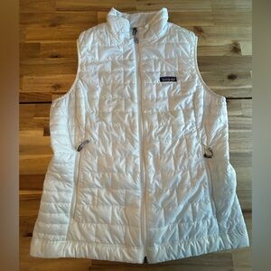 Patagonia White Nano Puff Vest